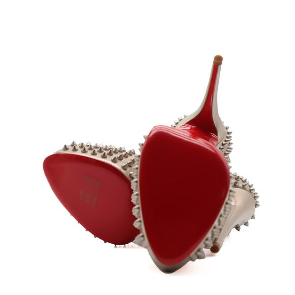 Christian Louboutin Vendome Peep Toe Spiked Platform Pumps Size 41 - Picture 6 of 11